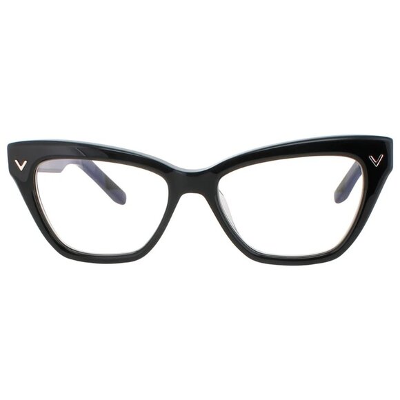 NWT VALENTINO EYEGLASSES CAT EYE WOMEN BLACK EYEWEAR - Picture 3 of 4